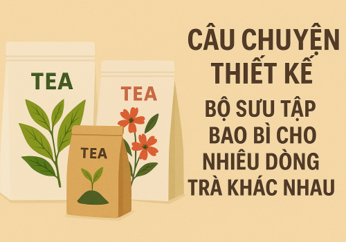 Câu Chuyện Thiết Kế Bộ Sưu Tập Bao Bì Cho Nhiều Dòng Trà Khác Nhau