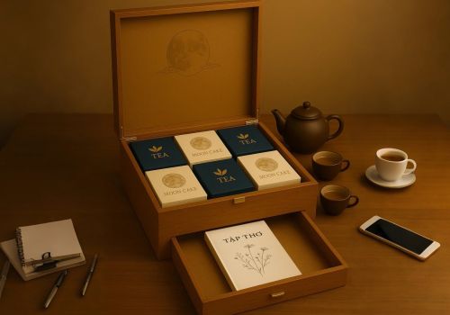 Set Trà – Bánh – Thơ: Hộp Quà Trung Thu Đậm Đà Thi Vị!